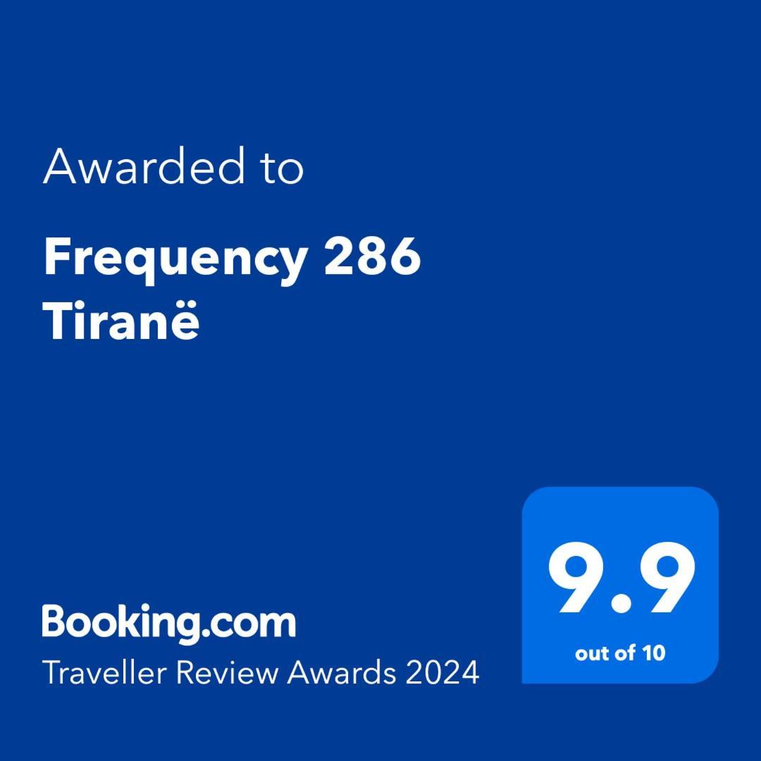 Frequency 286 Tiraneアパートメント エクステリア 写真